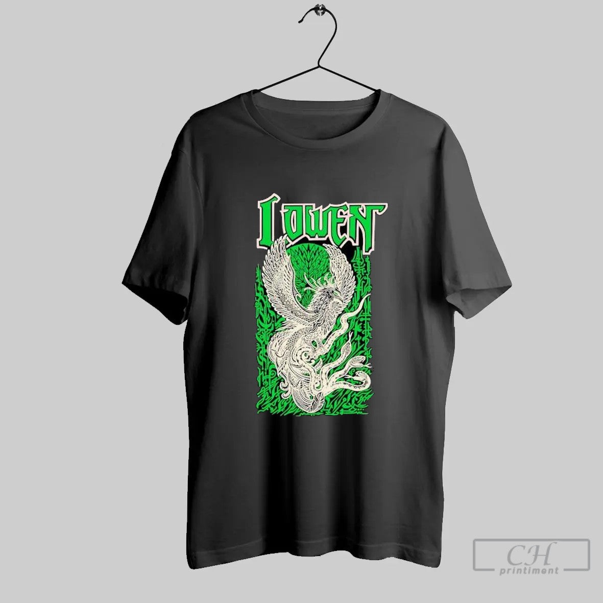 Lowen Phoenix With Snake Fantasy Bird T Shirt