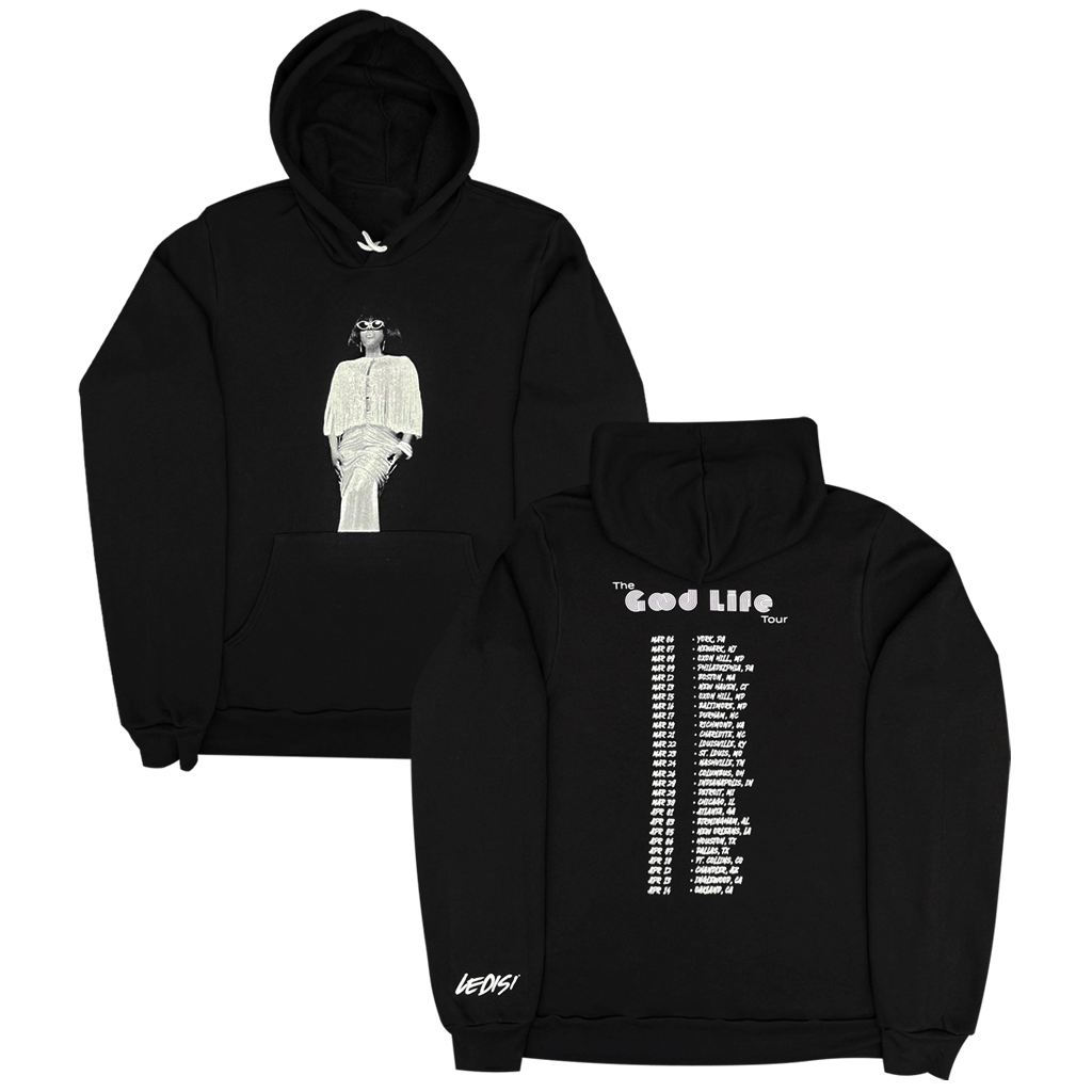 Posing Tour Date Black Hoodie T-Shirts, Sweatshirt | PureTeeCo.com (Image 1)