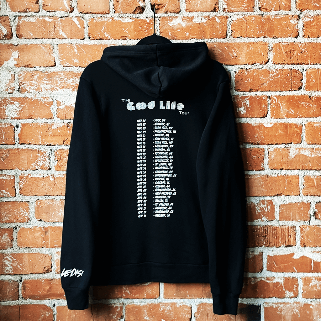 Posing Tour Date Black Hoodie T-Shirts, Sweatshirt | PureTeeCo.com (Image 5)