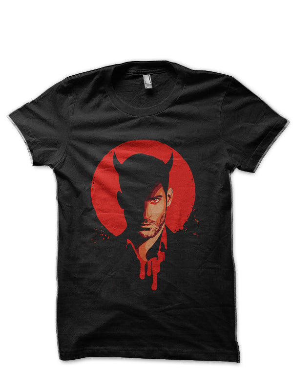 Lucifer Morningstar Black T-Shirt Hoodie, Sweatshirt | PureTeeCo.com