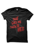 Just Take Me Back to Hell Lucifer Black T-Shirt Hoodie, Sweatshirt | PureTeeCo.com