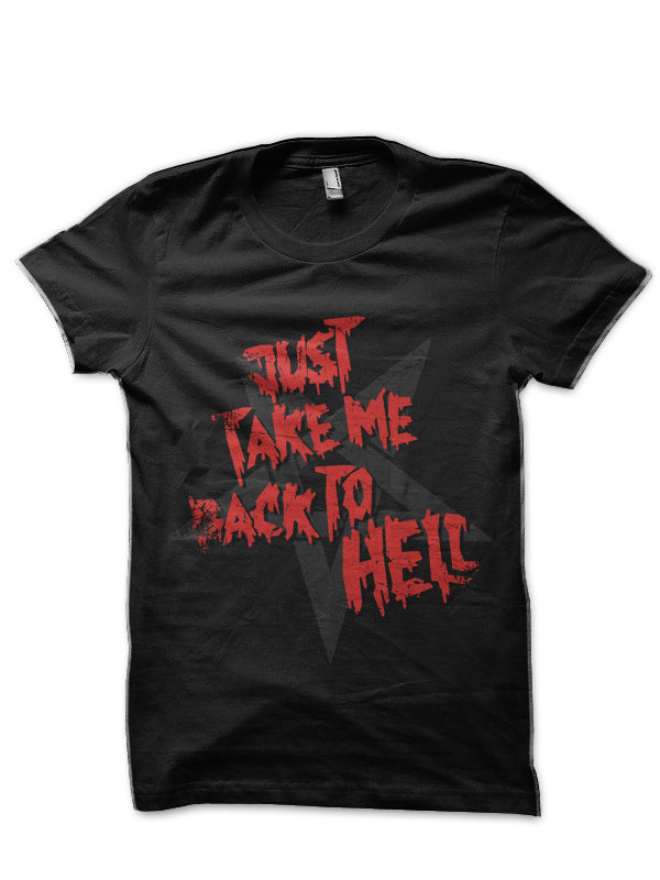 Just Take Me Back to Hell Lucifer Black T-Shirt Hoodie, Sweatshirt | PureTeeCo.com