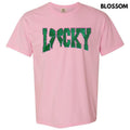 Lucky Bow Sequin Patch Comfort Colors T-Shirt Hoodie, Sweatshirt | PureTeeCo.com
