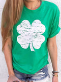 Lucky Clover Tee Hoodie, Sweatshirt | PureTeeCo.com