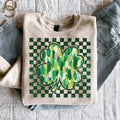Lucky Sweatshirt Shamrock Sweatshirt St Pattys Day Sweatshirt Cute St Patrick's Day St Patrick's Day Gift Irish...
