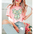 Lucky charm bow t shirt  | blossom comfort colors t shirt | st.pattys day t shirt Hoodie, Sweatshirt | PureTeeCo.com