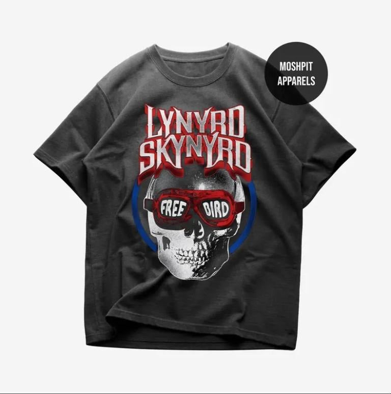 Lynyrd Skynyrd T-Shirt - Rock Music Shirt - Free Bird Shirt Hoodie, Sweatshirt | PureTeeCo.com