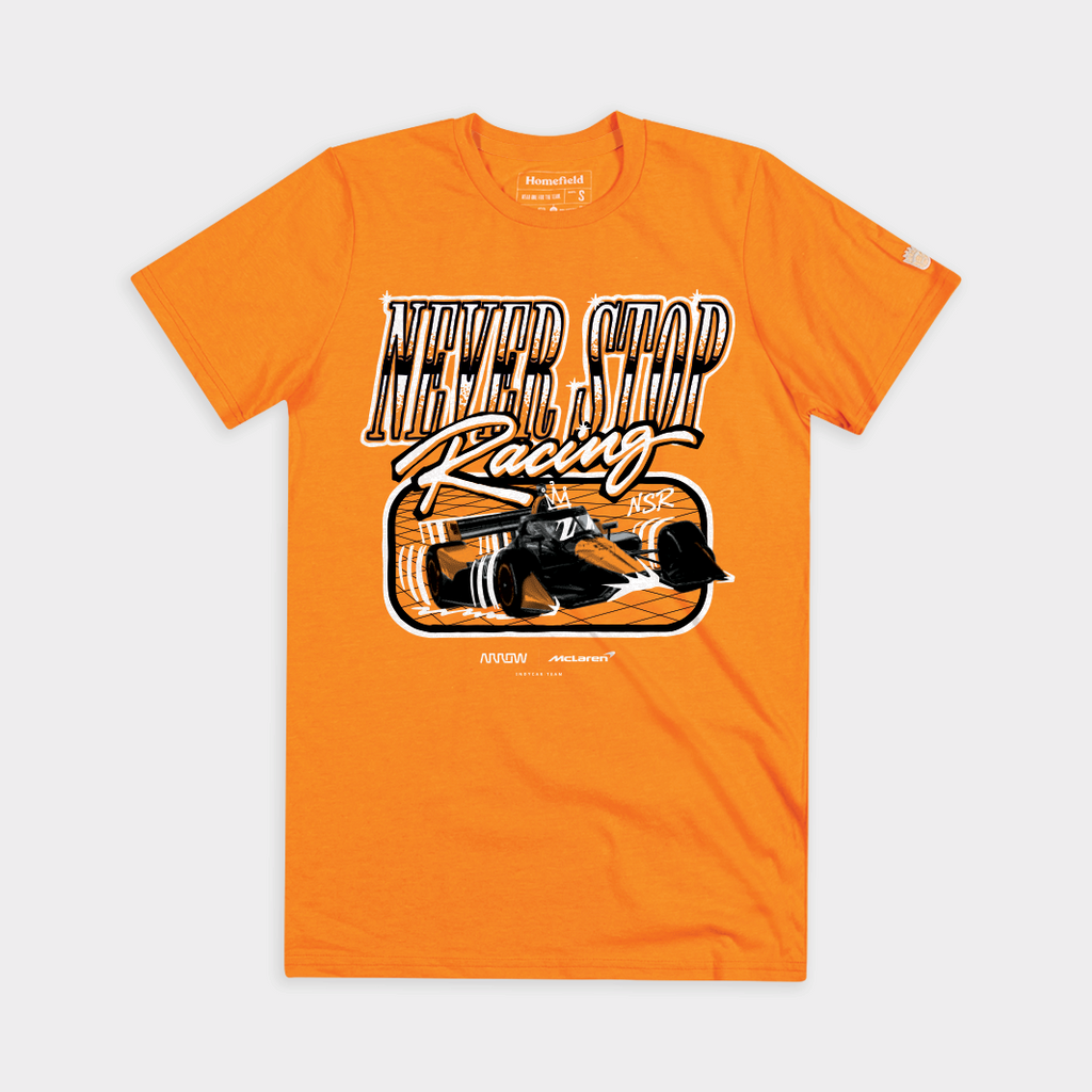 Arrow McLaren "Never Stop Racing" Tee Hoodie, Sweatshirt | PureTeeCo.com