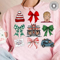 MERRY Christmas 90s Movies Shirt for Men and Women, Loose Fit Pullover with Medium-Heavy Fabric Hoodie, Sweatshirt