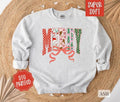 MERRY Sweatshirt, Trendy Women's Christmas Crewneck T-Shirts, Hoodie | PureTeeCo.com
