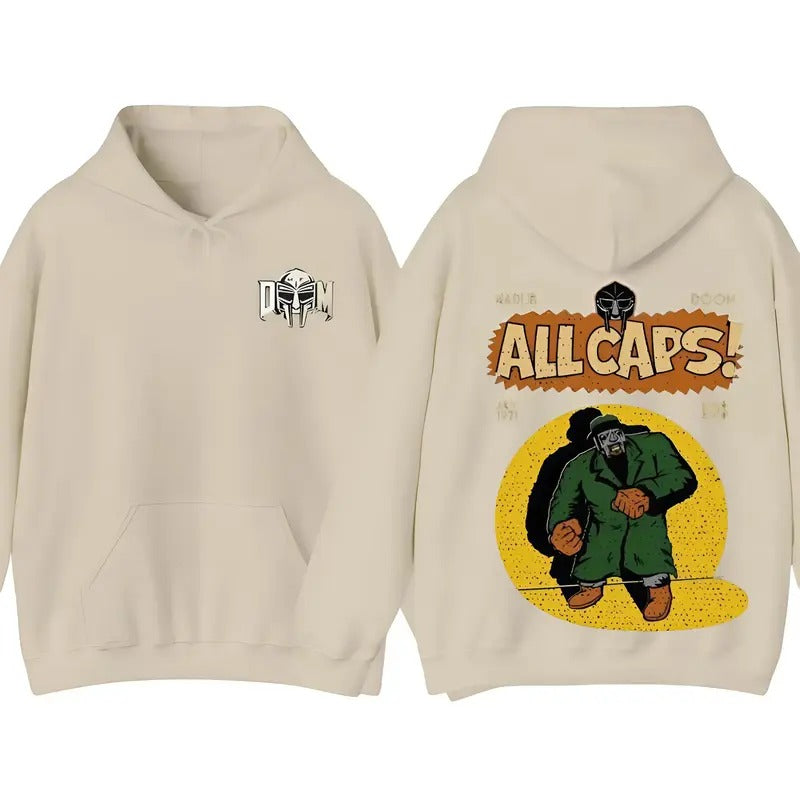 MF Doom Madlib All Caps T-Shirt Sweatshirt Hoodie, For Men For Women | PureTeeCo.com