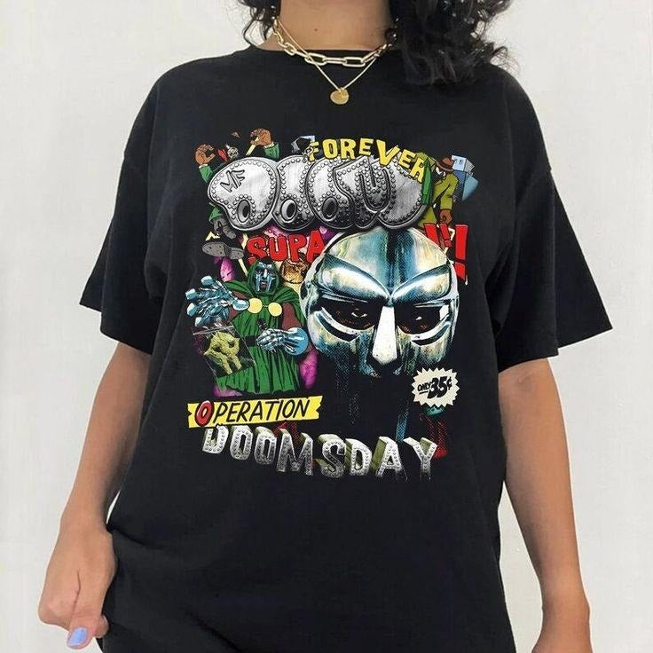 MF Doom Rap T-Shirt, Hip Hop Music Vintage Fan Gift Tee Hoodie, Sweatshirt | PureTeeCo.com