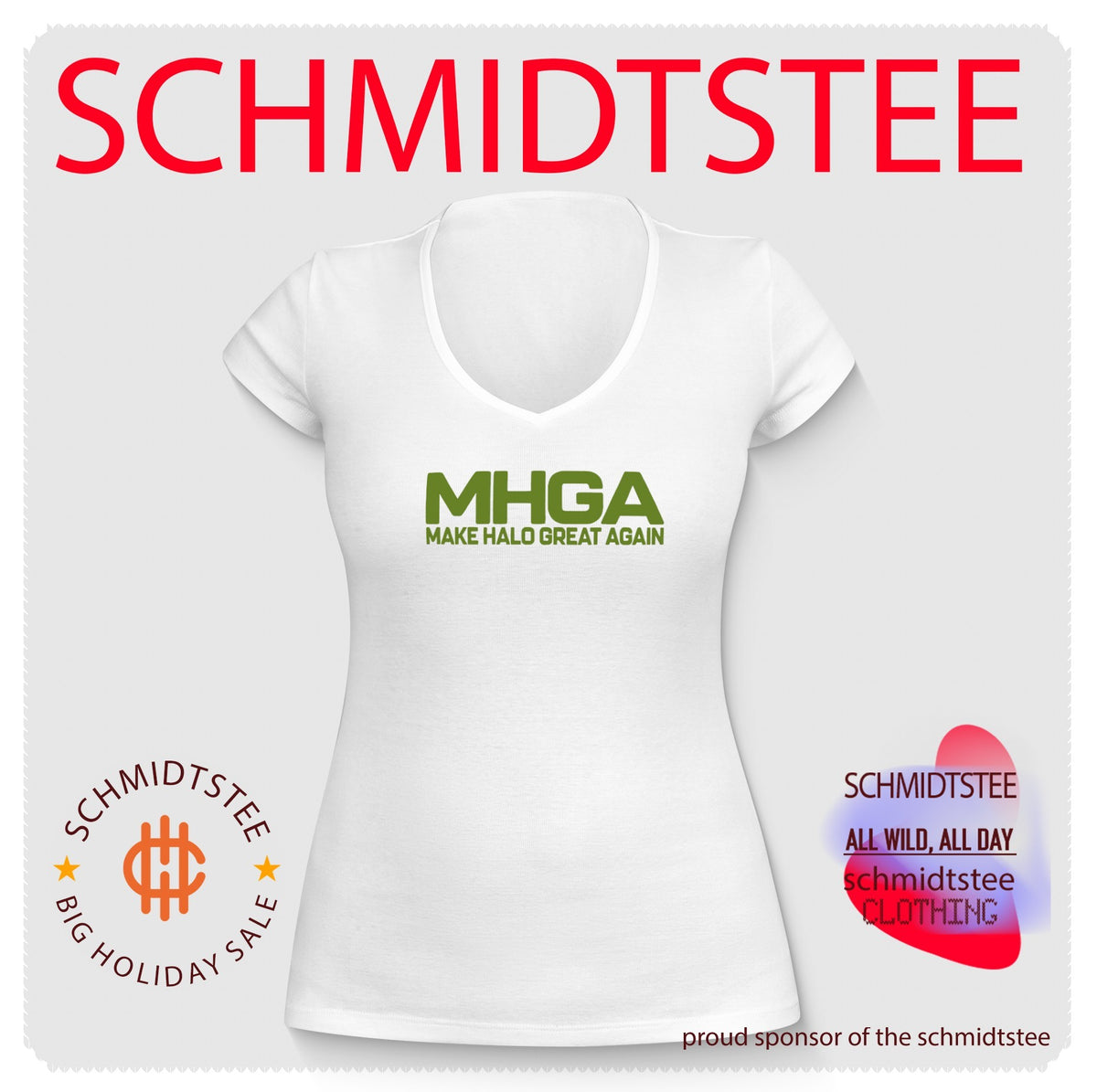 MHGA Make Halo Great Again Baseball shirt