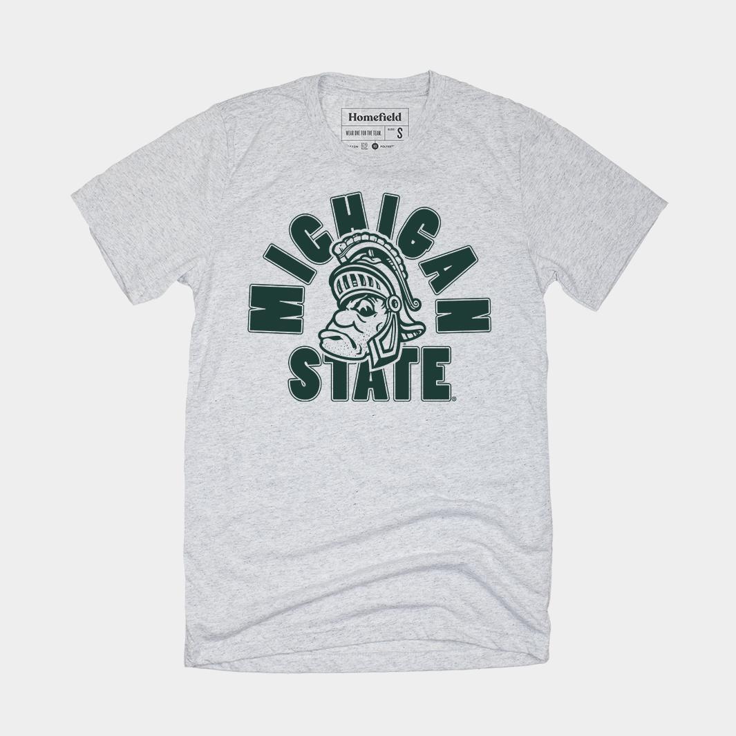 Michigan State Sparty Tee Hoodie, Sweatshirt | PureTeeCo.com (Image 1)