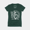 MSU Spartans Women's Tee Hoodie, Sweatshirt | PureTeeCo.com (Image 1)