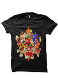 Mighty Gaming Rangers Black Half Sleeve T-Shirt Hoodie, Sweatshirt | PureTeeCo.com