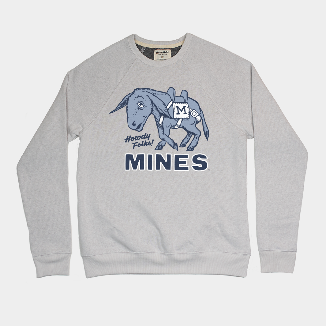 Retro Mines Burro Sweatshirt T-Shirts, Hoodie | PureTeeCo.com