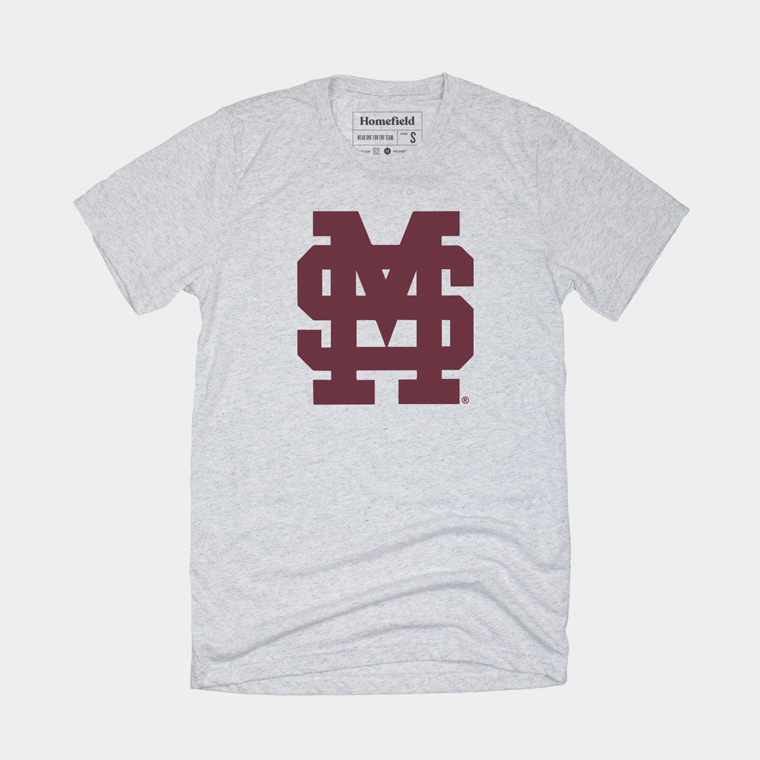 Mississippi State "MS" Baseball T-Shirt Hoodie, Sweatshirt | PureTeeCo.com