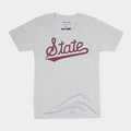 Mississippi State Baseball Script Women's Tee Hoodie, Sweatshirt | PureTeeCo.com