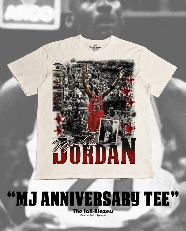 " MJ Anniversary Tee " - Off White Hoodie, Sweatshirt | PureTeeCo.com