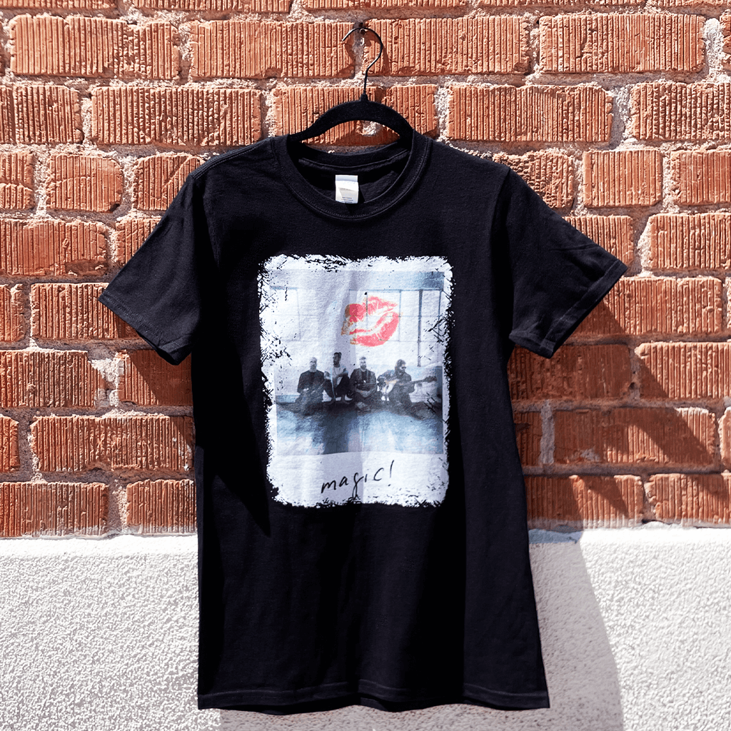 Polaroid Black T-Shirt Hoodie, Sweatshirt | PureTeeCo.com (Image 3)