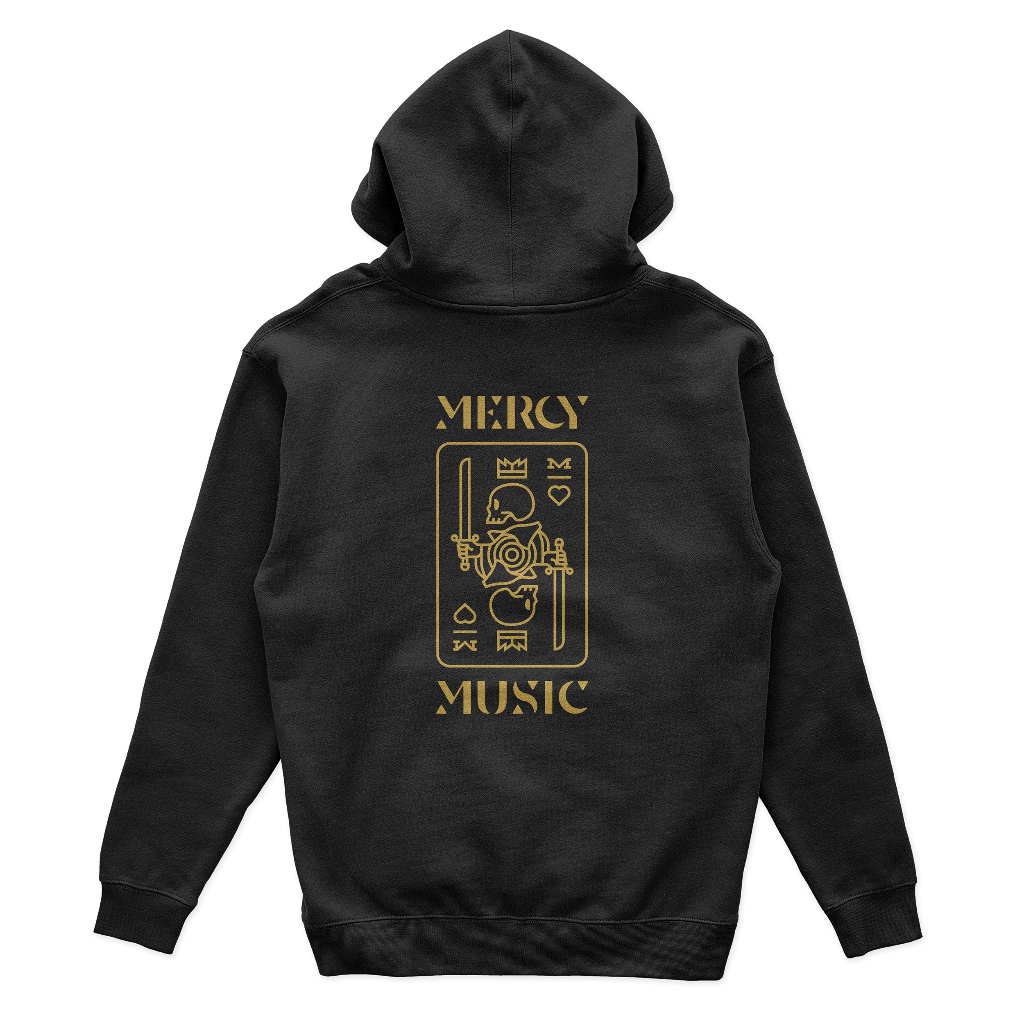 Playing Card Black Zip Hoodie T-Shirts, Sweatshirt | PureTeeCo.com (Image 1)