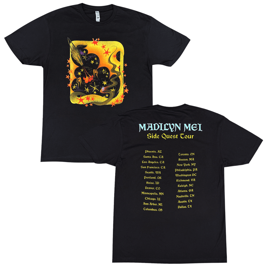 Side Quest Tour T-Shirt Hoodie, Sweatshirt | PureTeeCo.com (Image 1)