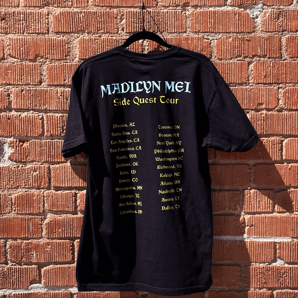 Side Quest Tour T-Shirt Hoodie, Sweatshirt | PureTeeCo.com (Image 4)