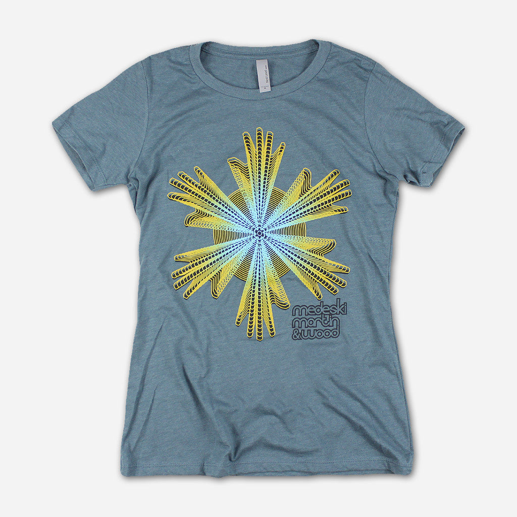Six Hands Heather Indigo T-Shirt Hoodie, Sweatshirt | PureTeeCo.com (Image 1)