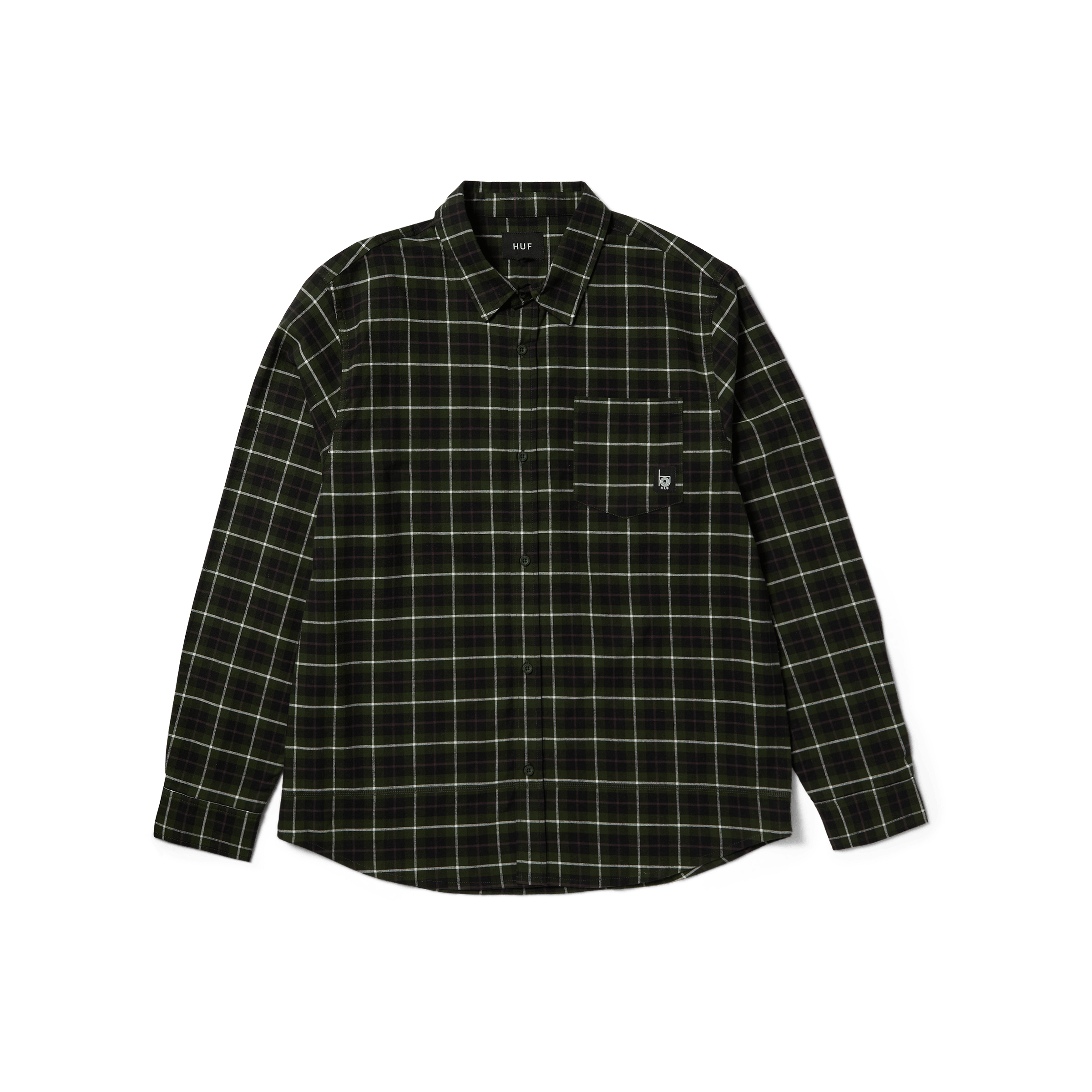Modal Long Sleeve T-Shirt Plaid Shirt Hoodie, Sweatshirt | PureTeeCo.com (Image 1)