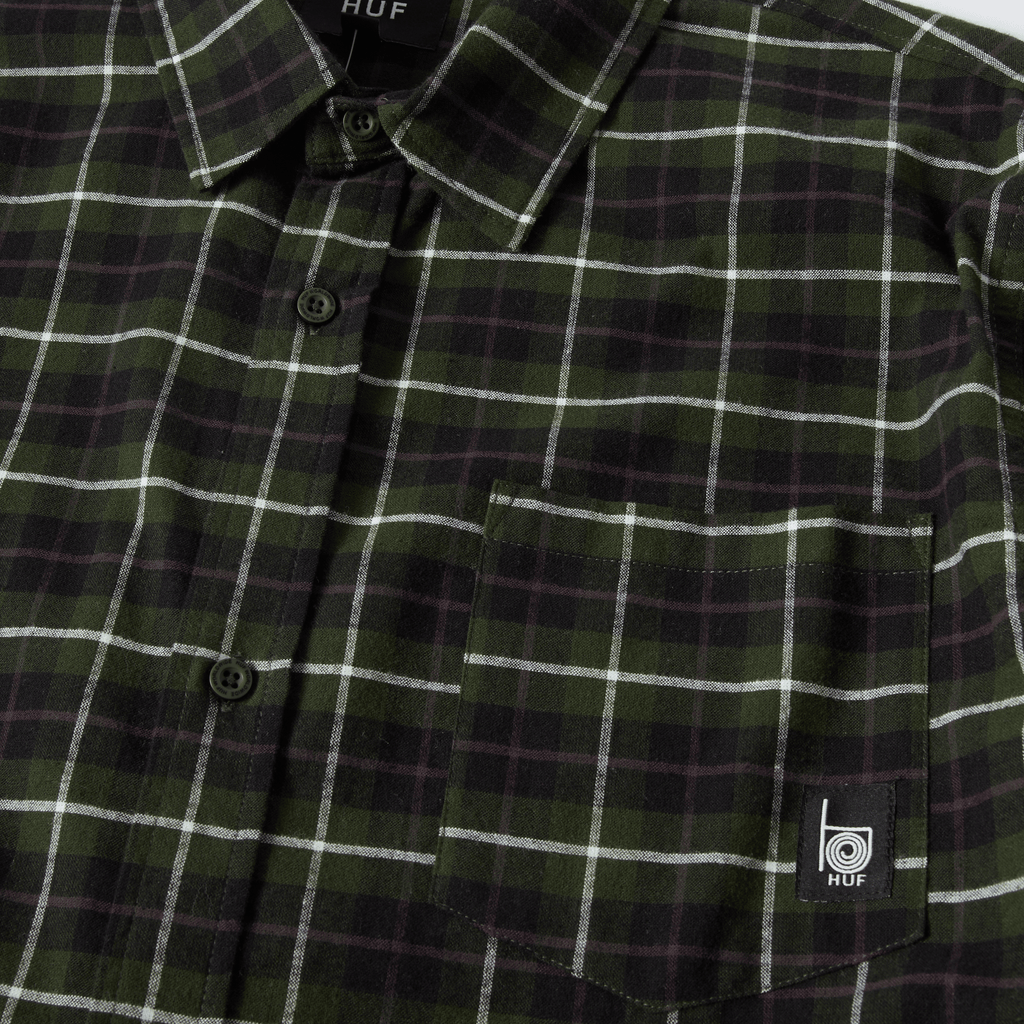 Modal Long Sleeve T-Shirt Plaid Shirt Hoodie, Sweatshirt | PureTeeCo.com (Image 3)