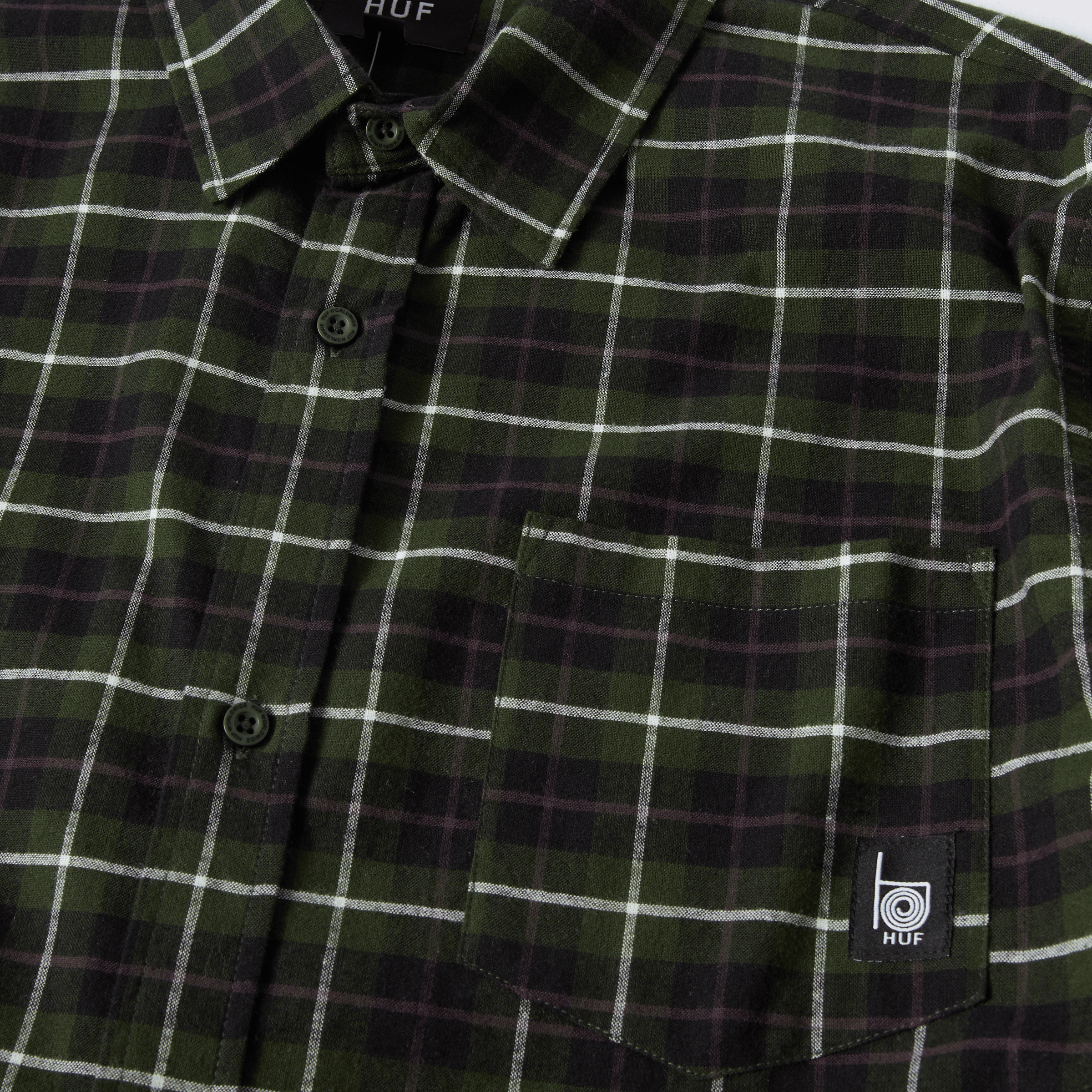 Modal Long Sleeve T-Shirt Plaid Shirt Hoodie, Sweatshirt | PureTeeCo.com (Image 3)