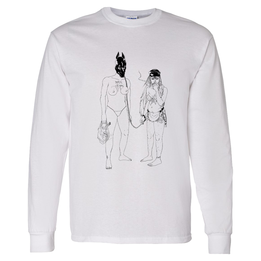 Money Store White Long Sleeve T-Shirt Hoodie, Sweatshirt | PureTeeCo.com (Image 2)