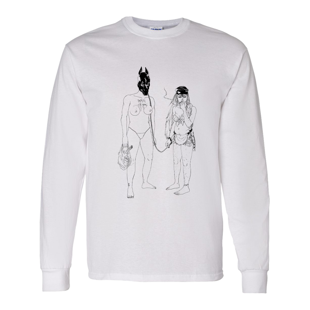 Money Store White Long Sleeve T-Shirt Hoodie, Sweatshirt | PureTeeCo.com (Image 1)