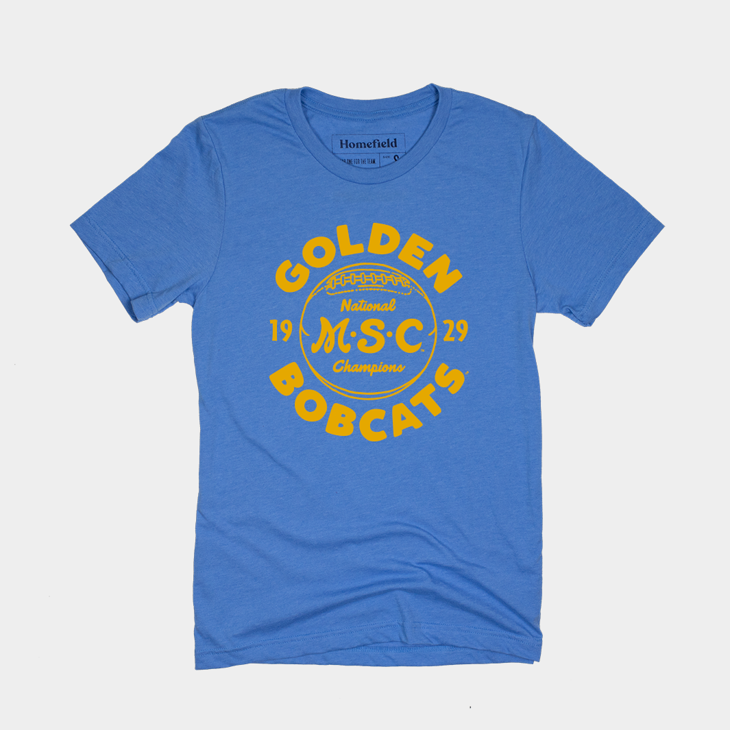 Vintage Montana State Golden Bobcats Tee Style001 Hoodie, Sweatshirt | PureTeeCo.com