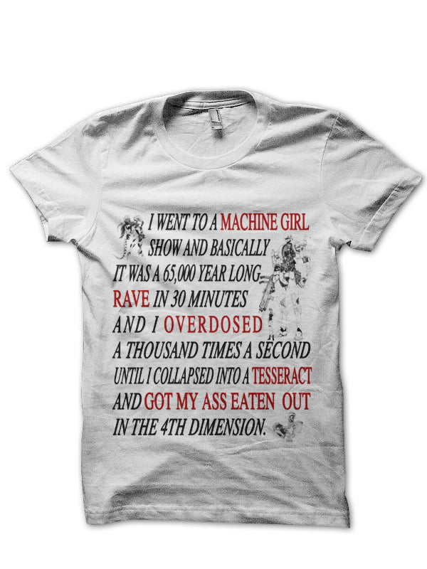 Machine Girl T-Shirt Hoodie, Sweatshirt | PureTeeCo.com
