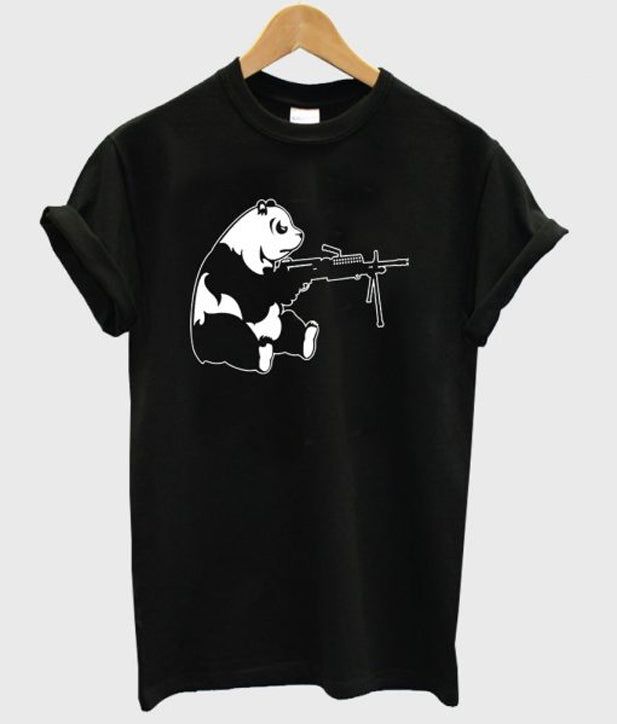 Machine Gun Panda T shirt Hoodie, Sweatshirt | PureTeeCo.com