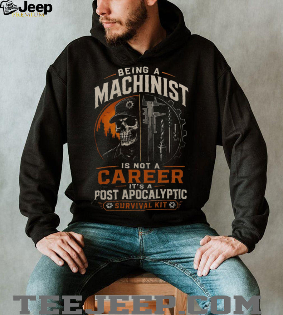 Machinist Post Apocalyptic Survival Kit Skeleton Shirt