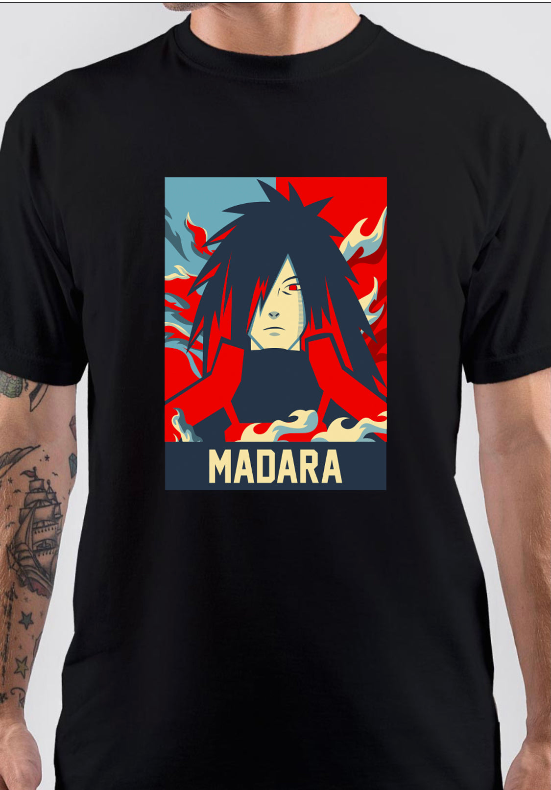 Madara Uchiha T-Shirt Style003 Hoodie, Sweatshirt | PureTeeCo.com