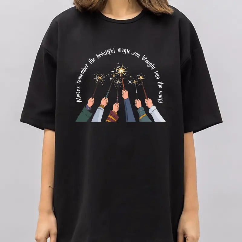 Maggie Smith Tribute Tee, Always remember the beautiful magic you brought into the world Shirt,Wizarding World Shirt...