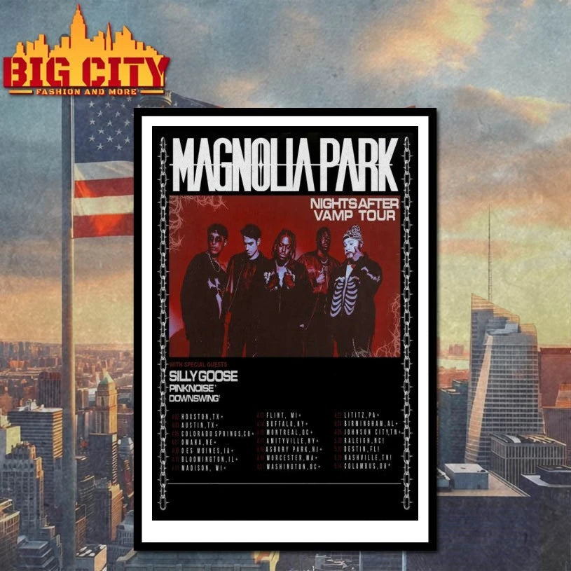 Magnolia Park Nights After Vamp North America 2026 Shows Poster shirt