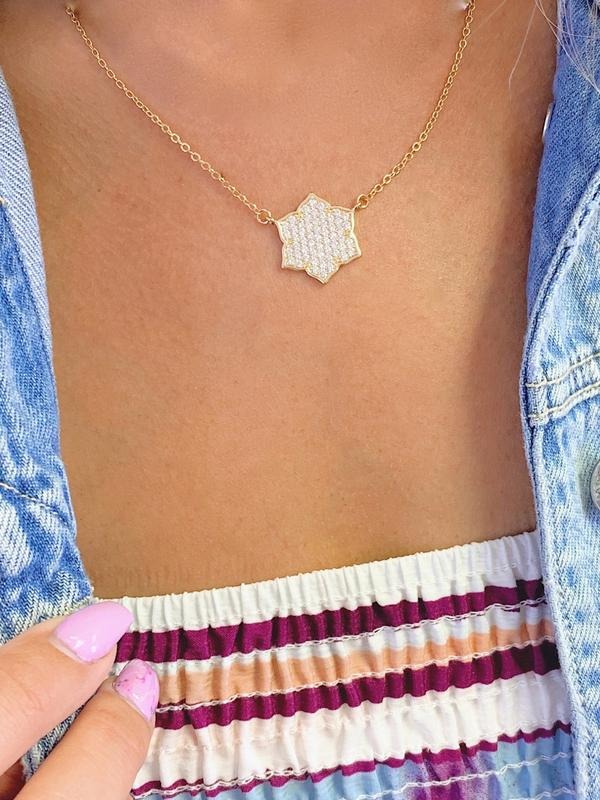 Magnolia Pave Necklace T-Shirts, Hoodie, Sweatshirt | PureTeeCo.com