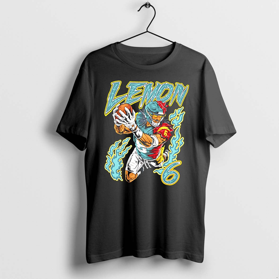 Makai Lemon Philadelphia Eagles Hand Drawn Artwork Tee Tshirts Sweater