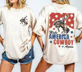 Make America Cowboy Again Shirt,Western Shirt,4th of July Shirt,Bucking Bronco,America Cowboy Shirt,Gift for Patriotic...