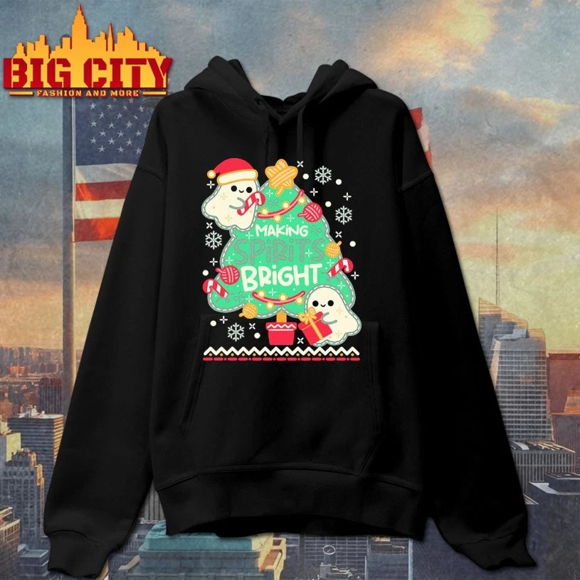 Making Cute Spirits Bright christmas shirt