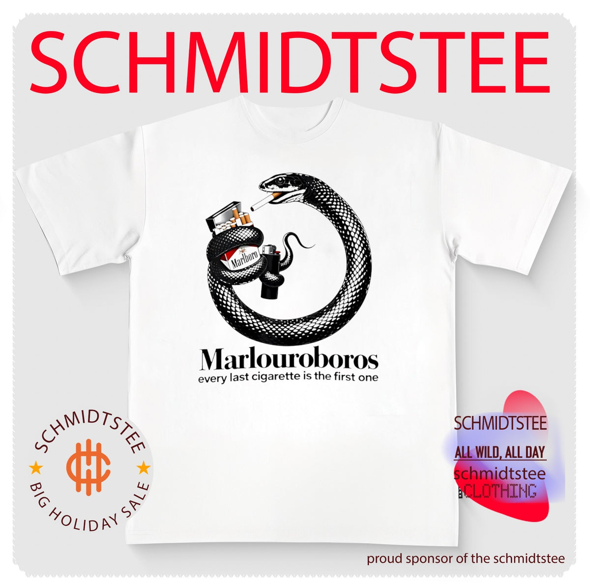 Malrloiroboros every last cigarette is the first one shirt