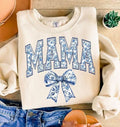Mama Chinoiserie Coquette Shirt , Mama Coquette Bow Shirt , Retro Mama Shirt , Mama Shirt , Mama Shirt Hoodie, Sweatshirt