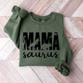 Mama Saurus Sweatshirt Mama Dinosaur Mom Life Sweatshirt Mother's Day Sweatshirt Funny Mother's Day Gift Mom Of Boys Gift...