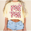 Mama Strawberry & Bows T shirt  | Banana comfort colors t shirt Hoodie, Sweatshirt | PureTeeCo.com
