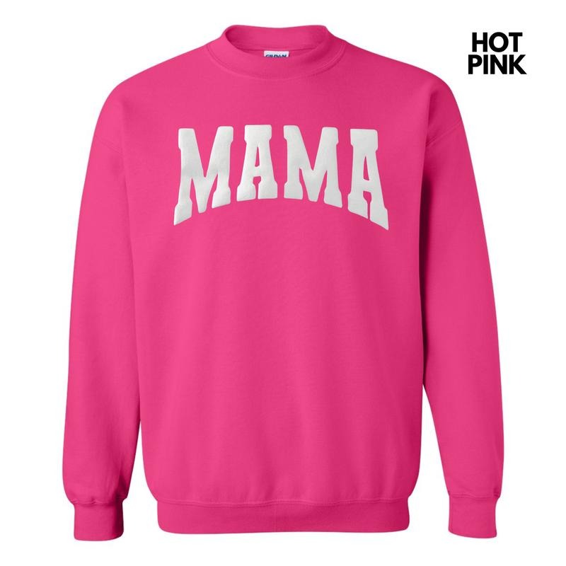 Mama White PUFF Sweatshirt 'NLB' T-Shirts, Hoodie | PureTeeCo.com